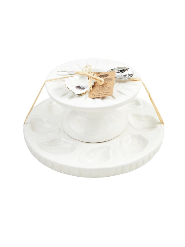Reversible Seafood Tower Pedestal Set