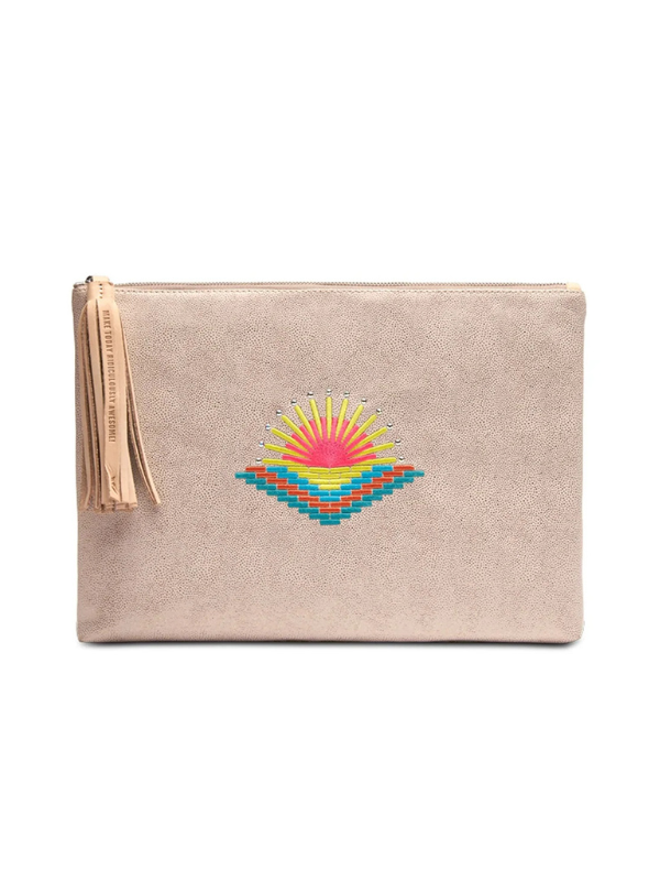 Fuzzy Take Me Out Clutch by Consuela