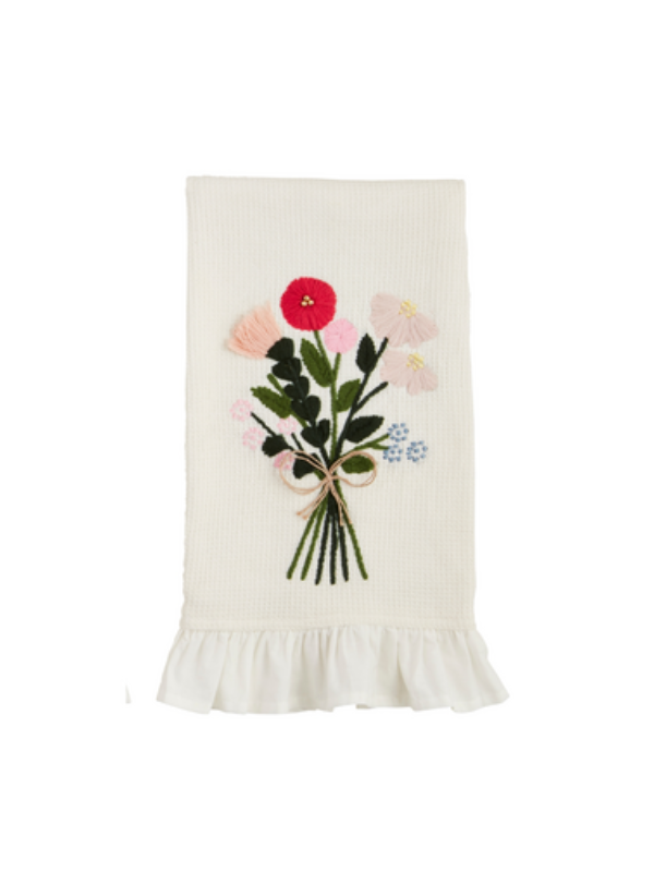 Bouquet Waffle Weave Towel