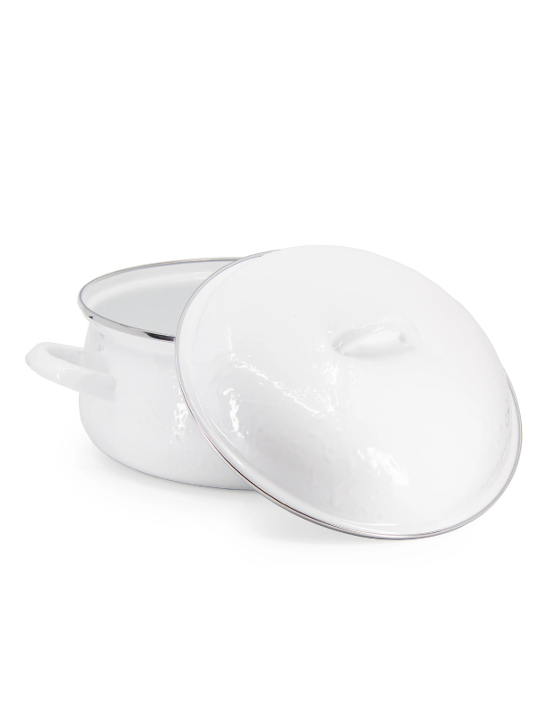 White Dutch Oven by Golden Rabbit