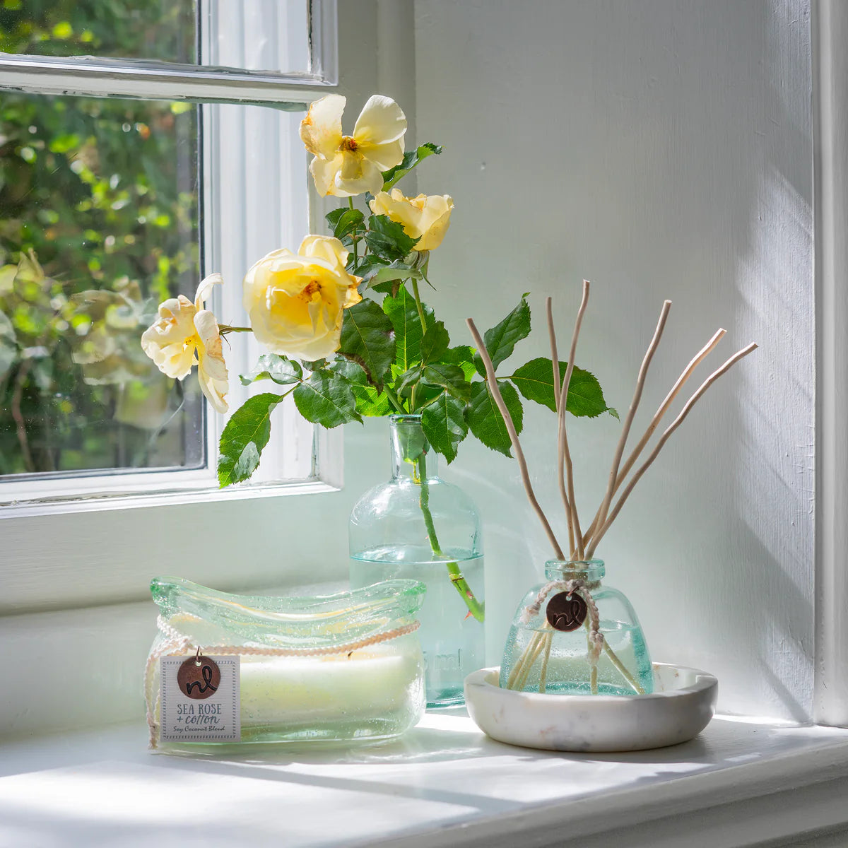 Memory Kate & Bentley Wedding Registry- Sea Rose & Cotton Candle