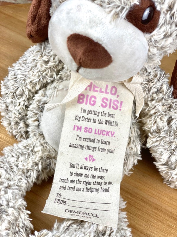 Hello Big Sis Plush Puppy