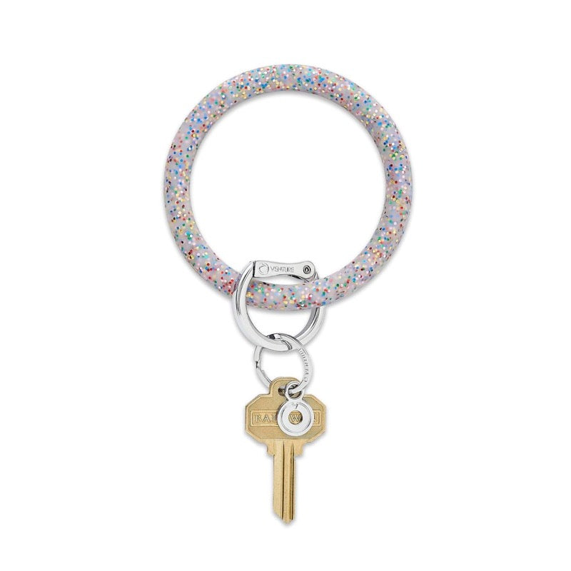 O-venture Silicone Confetti Key Ring