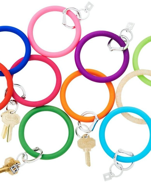 O-venture Silicone Solid Color Keyring