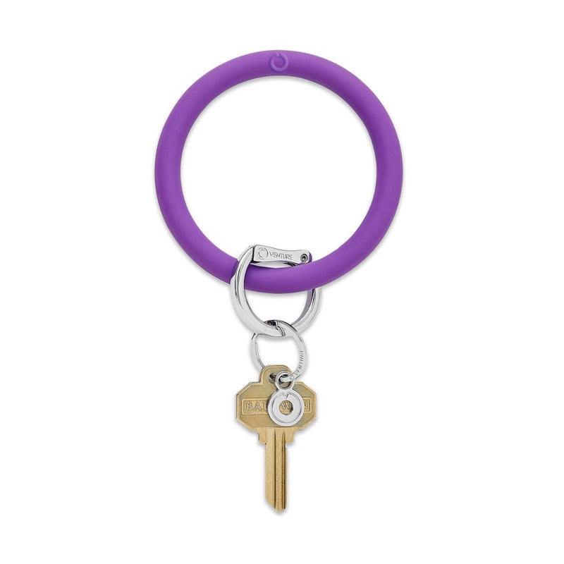 O-venture Silicone Solid Color Keyring