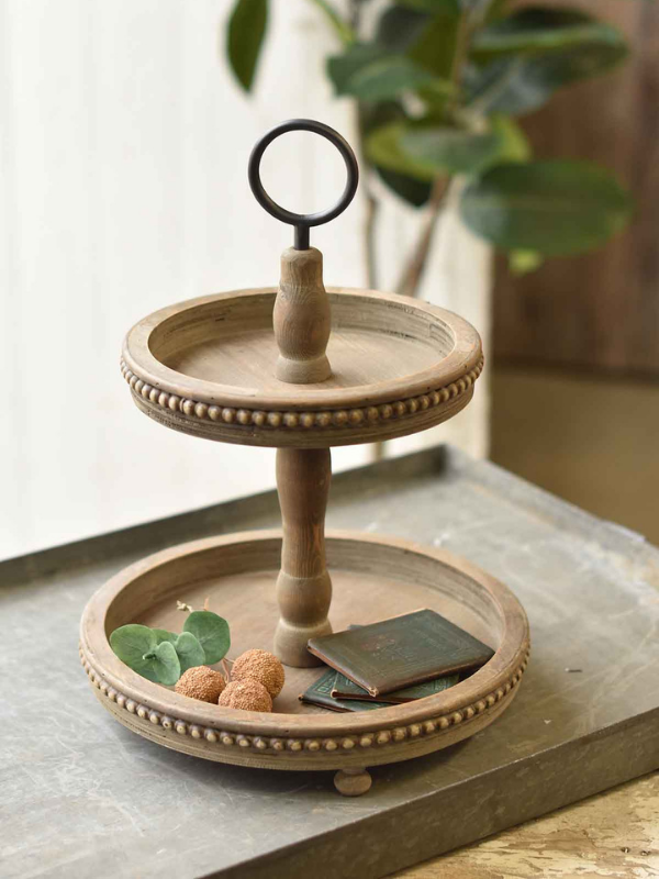 Two Tier Natural Tray
