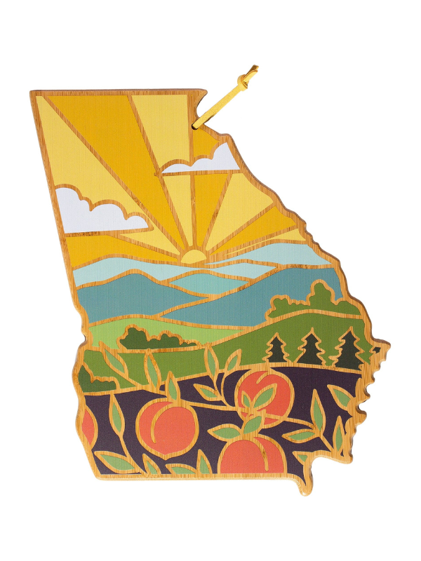 Georgia Scene Cutting & Serving Board